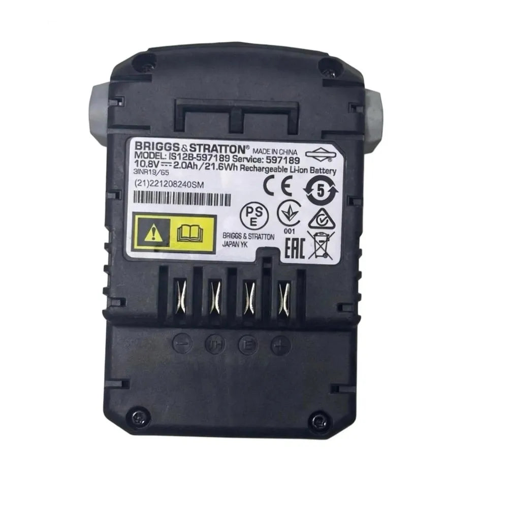 100%Original 2Ah for BRIGGS STRATTON INSTART TECHNOLOGY 10.8V IS12B-593560 575IS 675IS 850 Electric Diesel Engine Battery