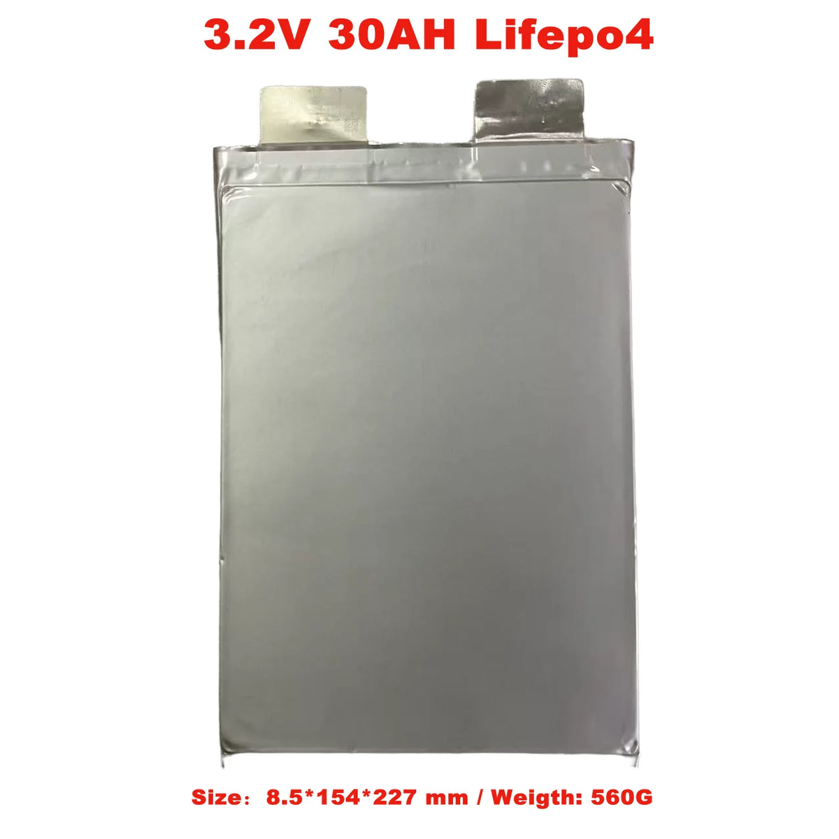 Gtk 3.2V 30AH 30A lifepo4 lithium battery cell lipo rechargeable pouch CCA free shipping for solar system DIY Repair pack