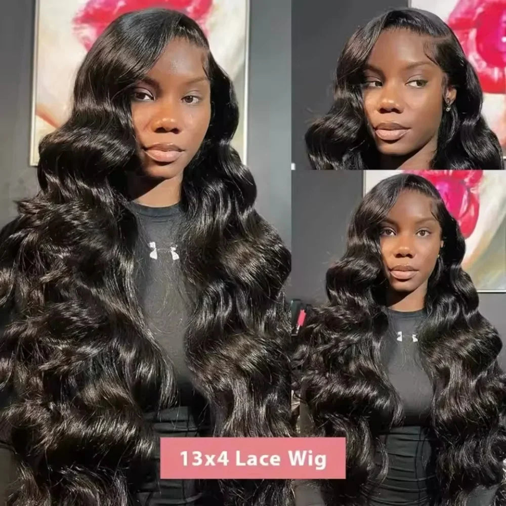 30 40 Inch Body Wave Wigs Human Hair 13x4 HD Lace Frontal Wig Brazilian For Black Women 13x4 Lace Front Human Hair Wigs