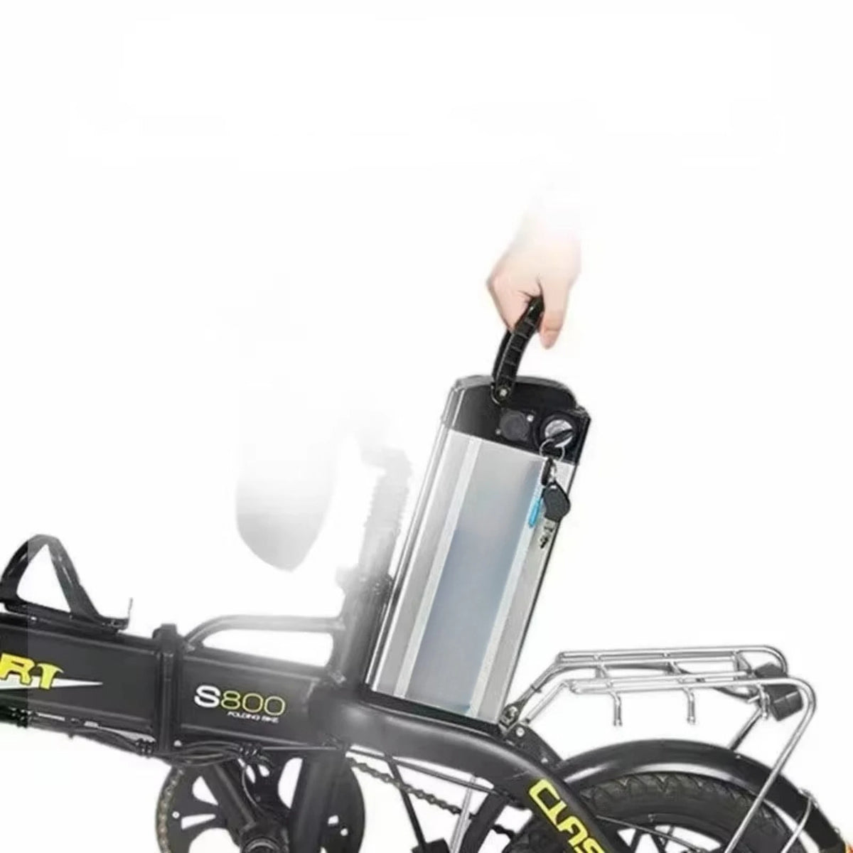 Universal 36V 15AH-60AH Silver Fish 18650 lithium-ion battery,Folding Bike Battery , built-in BMS