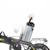 Universal 36V 15AH-60AH Silver Fish 18650 lithium-ion battery,Folding Bike Battery , built-in BMS