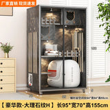 King size cat villa cat cage oversized three-story cat house castle multi-layer cat cabinet winter cat nest wood solid wood
