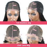Glueless 7X5 Lace Burmese Curly Wear And Go Human Hair Wigs For Women Deep Wave Curly 13x6 HD Frontal Human Hair Quality On Sale