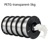 KingRoon 5KG 10KG PLA PETG Filament 1.75mm 3D Printer Plastic No Bubble Spool 3D Printing Materials for 3D Printers