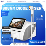 Professional 3-Wave Portable 4500W Soprano Diode Ice Titanium Laser Hair Removal Device 808NM / 755NM / 1064NM for Body