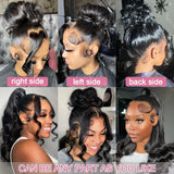 Glueless 5x5 Lace Frontal Wig Body Wave 13x4 5x5 Lace Front Human Hair Wigs 12A Brazilian Virgin Hair Invisi Strap Snug Fit
