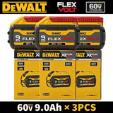 Original Dewalt Flexvolt Battery 20V/60V 9Ah Lithium Ion 18V/54V Battery 180 Watt Hours 6X Runtime 60V Max Replacement Li-ion