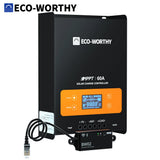 ECO-WORTHY 60A MPPT Solar Charge Controller, 12/24/36/48V Solar Panel Regulator for Lead-Acid/Lifepo4 Battery in Solar System RV