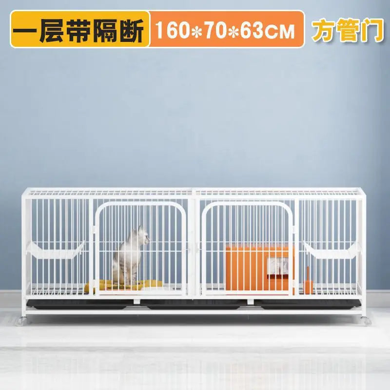Cat cage Three-layer cat cage Breeding Breeding cage Pigeon with partition Platform display Breeding