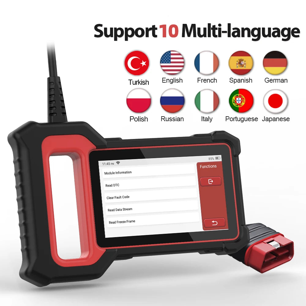 THINKCAR Thinkscan Plus S5 OBD2 Scanner ABS/SRS/ECM/TCM System Auto Vin Diagnostic Scan Tool Car Repair Tools For DIY Car Owner